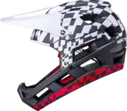 KALI 0211323216 DH Invader Helmet - LTD Glitch - Matte Black/White/Red - XS-M