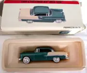 1/64 Scale 1955 Chevy Bel Air Diecast Car Reader's Digest Green Cream NIB