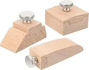 DIYEAH Sanding Pad for Sander 3pcs Sandpaper Holder Block Handhold Sandpaper Rack for Leather Tool Wood
