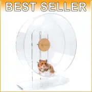 Wide Base 12-Inch Hamster Exercise Wheel - Safe and Comfortable for Small Breeds