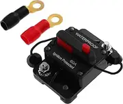 EXAOMBLE High Fuse Holder for Boat Car Rv 60a Manual Reset Circuit Breaker 12-48v Dc Audio Circuit Breaker Box Inverter
