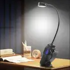 LED Sensor Clip-On Book Light - USB Rechargeable Multifunctional Work Light for