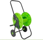 Hose Pipe Holder Garden Hose Winding Reel Device, Mobile Hose Reel Cart with Wheels, Garden Spray Hosepipe Trolley with Handle and Wheels, Freestanding Outdoor,Large Capacity Hose Pipe Hanger