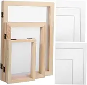 Anneome Wooden Paper Sizes A4 A5 Paper Making Kit with Mesh Absorbent Paper Handicraft Making Tool Printing Frame