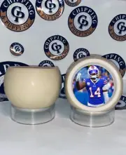 Custom "STEFON DIGGS" Cue Ball Shot Glass - Hollowed Cue Ball