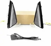 Accessories LED DRL Daytime Running Light Front Bumper Fog Lamp with Turn Signal Assembly Compatible With Nissan Sentra 2024+