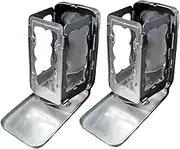 2Pcs Folding Pocket Candle Lantern, Portable Outdoor Candle Lamp, Mini Lantern, Practical Gadgets for Camping Hiking Travel