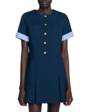 Sandro Short Pleated Dress