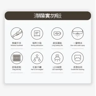 【速達優品】新款充電無線電動雙輪旋轉拖把噴水掃拖一體機家用拖地機洗地機 (6.9折)