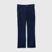 Girls' Flat Front Stretch Uniform Bootcut Fit Pants 14 PLUS NWT 1000001098