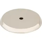 Top Knobs M2031 Rounded 1-3/4 Inch Diameter Knob Backplate - Nickel