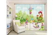 3D Happy Childhood 163 Curtains Drapes