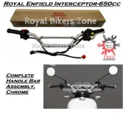 Royal Enfield "Handle Bar Assembly" Chrome For Interceptor-650cc