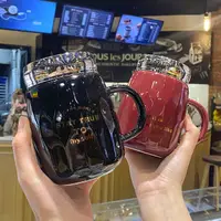 在飛比找蝦皮購物優惠-陶瓷保溫杯 300ml 康寧陶瓷保溫杯 香港代購BM陶瓷內膽