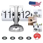 Retro Flip Clock - Vintage Desk Timepiece with High-Quality Quartz Movement
