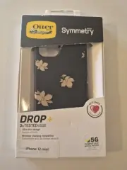 OtterBOX Symmetry Series Phone Case for iPhone 12 mini - Black Floral