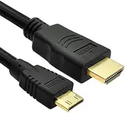 Mini HDMI to HDMI Cable V1.4 3D with Ethernet HD 1080p HDTV Tablet Smart Phone 0.5M