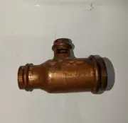 Viega 1 1/2" x 1" x 3/4" Propress Copper Tee