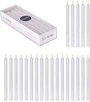 63pcs Spell Chime Candles White Candles, 4" Tall Unscented Mini Taper Candle for Witchcraft, Wiccan Altar, Magic Tools, Rituals, Prayer, Meditation, Wedding Party, Shabbat (63pcs with Holder)