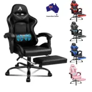 Gaming Chair Massage Chair Office Chair Foot Rest High Back Ergonomic