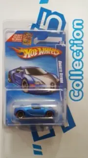Hotwheels 2009 Bugatti Veyron (blue) Hot Auction