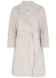 S Max Mara Arona Wool Jacket - Light Grey - 6 6