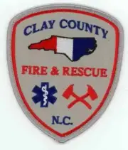 NORTH CAROLINA NC CLAY COUNTY FIRE AND RESCUE DEPARTMENT SHOULDER PATCH POLICE