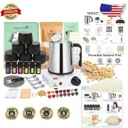 Essential Candle Making Bundle: Electric Stove, Soy Wax & Scented Oils Included