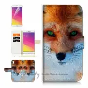 Fox TPU Phone Wallet Case Cover For Samsung Galaxy A32 5G - 21496