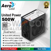 在飛比找蝦皮購物優惠-Psu 電源 pc 500 瓦 AEROCOOL 聯合電源 