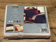 Jubilee Soft Percale White Flat Sheet 180 Thread Count ~ KING ~ Factory Sealed