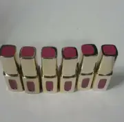 6 Pack L'oreal Paris Lip Gloss Color 105 PINK TREMOLO 0.18 Oz