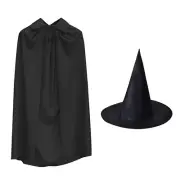 Halloween Cloak Cosplay Costume Vampire Devil Cape Dress Up Robe Ghost Of Horror
