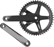Crankset, Aluminum Alloy 144 BCD 48T Single Speed Crankset Bike Crank Arm Crank Arm Set, Mountain Bike Crankset for Folding, Bike Repair Tool