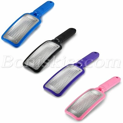 Pro Foot File Callus Pedicure Scraper Tool Rasp For Rough Heel Removable Handle