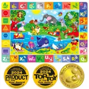 Baby Floor Play Mat – Super Soft Plush Surface ABC Rug for Toddlers & Infants...