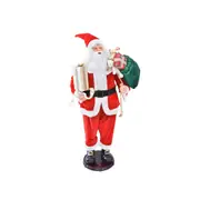 Gibson Gifts Dancing & Singing Santa 1.5m Home/Office/ Display Ornament Decor