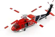 Replica Pre-Build Aircraf 1/72 Scale Trumpeter 37019 Blackhawk UH-60A Firehawk Helicopter N137BH Finished Aircraft Military Display Model Collectible Gift Collection Gift Display