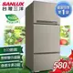 SANLUX 台灣三洋 580L一級能效變頻三門電冰箱 SR-C580CV1A