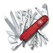 Victorinox Swiss Champ Swiss Army Knife - Translucent Red
