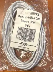SGT.KNOTS Marine Grad 1/8" x 10' Shock Cord Bungee Stretch Nylon Elastic Line