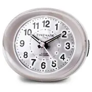 Analogue Alarm Clock Timemark White 9 x 9 x 5.5 Cm