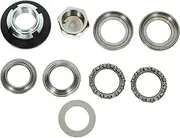 BUGUUYO 1 Set Steering Stem Bearing Kit for Motorcycles Precision Machined Replacement Ring Durable Construction Smooth Steering Performance Enhance Driving Safety