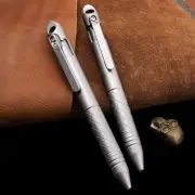 EDC Titanium Alloy Pen Clip Switch BallPoint Pen Business office Signature Pen