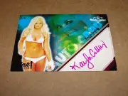 2015 Benchwarmer KAYLA COLLINS Pink Archive On Card Autograph/5 PLAYBOY Playmate