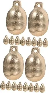 Abaodam 2sets Multi-function Pet Collar Bells Crafted Metal Bells for Cat Dog Collars Diy Hanging Cat Dog Charms 10pcs*2