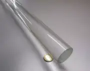 Acrylic Extruded Round Rod, Clear 1.625" (1 5/8") Dia x 6 Ft Length, 1 Unit