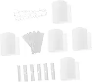 1 Set Louver Set Vanes for Vertical Blinds No Drill Blinds Pleat Shade Blinds for Windows Blind Replacement Slats Vertical Blind Vanes Vertical Blinds Replacement White Plastic