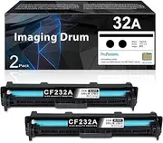 32A Imaging Drum Black Extra High-Yield 2-Pack | 32A CF232A Imaging Drum Replacement for HP 32A Drum Unit CF232A Compatible with Laser Pro M203dn M203dw MFP M227fdn M227sdn M227fdw Printer | CF232A