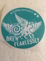 Flying Monkeys Craft Brewery Beer Sticker Brew Fearlessly Canada